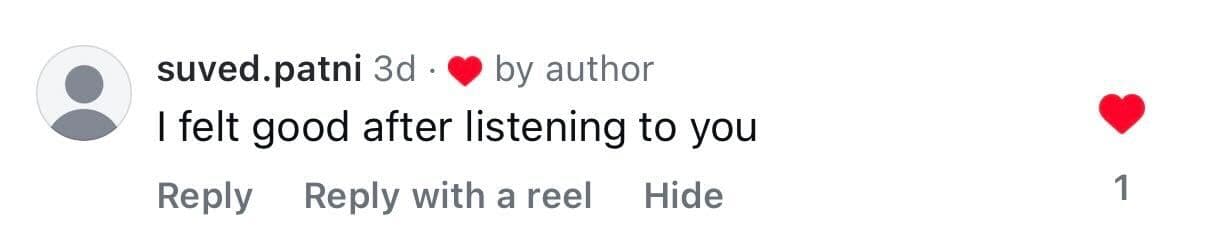 Testimonial praising guidance on Swiss life